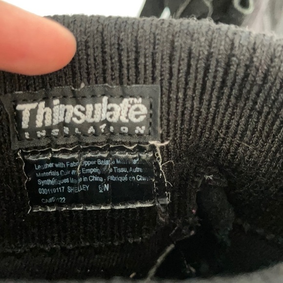 Dr. Scholl’s Black Leather Thinsulate Boots US 6 - Picture 5 of 6